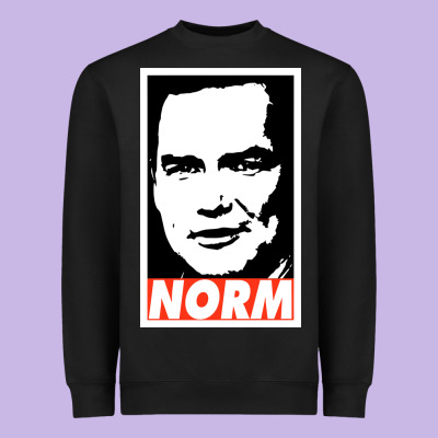 Norm Macdonald Heavyweight Sweatshirt Designed By Artisfamous