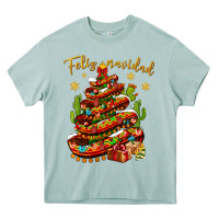 Arona Christmas Feliz Navidad Heavy Core Tee - NancyCooperArtShop