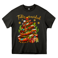Asphalt Christmas Feliz Navidad Heavy Core Tee - NancyCooperArtShop