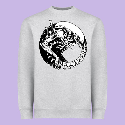 Xenomorph Heavyweight Sweatshirt Designed By Artisfamous