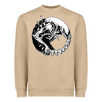 Mushroom xenomorph Heavyweight Sweatshirt - artisFamous
