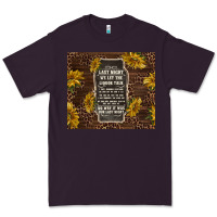 Plum we let the liquor talk with sunflowers Premium Tee - TumblerDesignByShophia