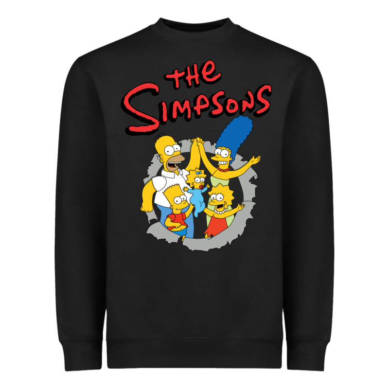 The Simpsons Funny Family Heavyweight Sweatshirt by artisFamous | Teevron