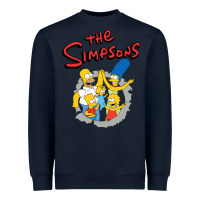 Navy the simpsons funny family Heavyweight Sweatshirt - artisFamous