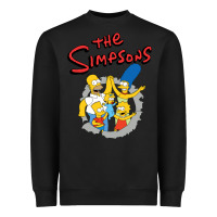 Black the simpsons funny family Heavyweight Sweatshirt - artisFamous