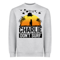 Heather Grey summer vacation charlie don't surf Heavyweight Sweatshirt - artisFamous