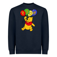 Navy hunny the pooh Heavyweight Sweatshirt - artisFamous