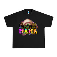 Black baseball mama Urban Heavy Tee - OliviaCreatesArt
