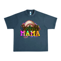 Midnight Navy baseball mama Urban Heavy Tee - OliviaCreatesArt