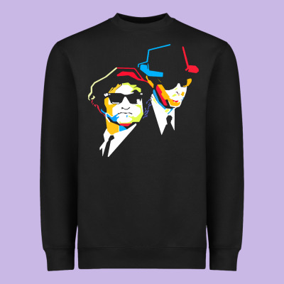 Blues Brothers Heavyweight Sweatshirt Designed By Artisfamous
