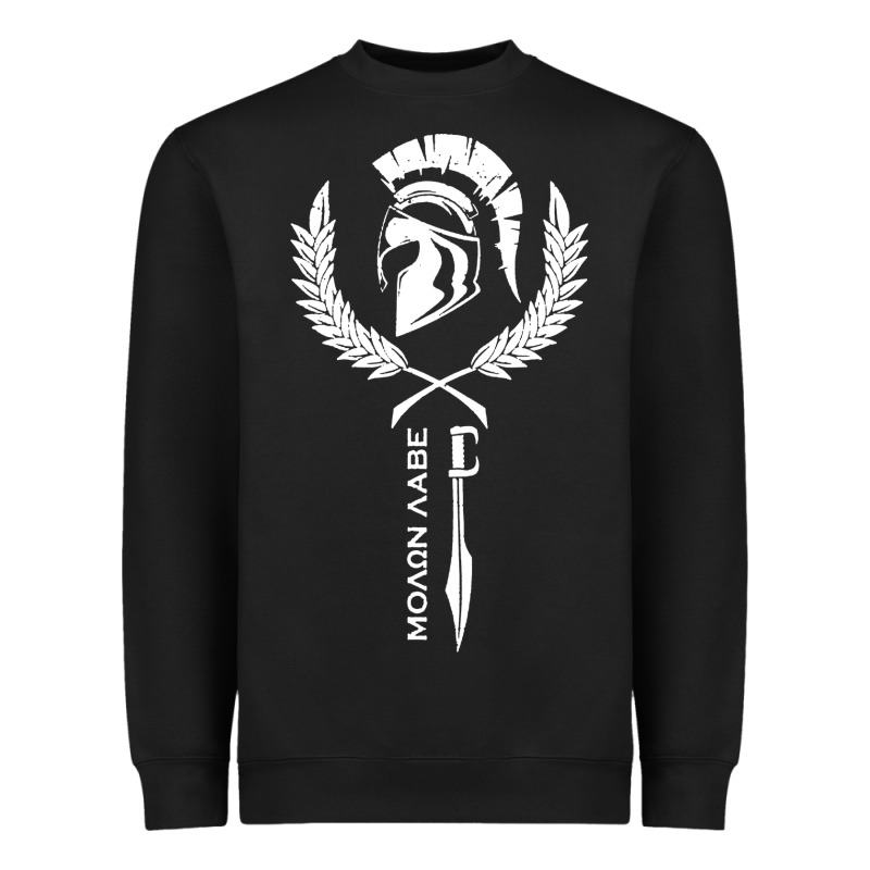 Sparta Krieger Fitness   Molon Labe Heavyweight Sweatshirt by artisFamous | Teevron