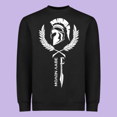 Sparta Krieger Fitness   Molon Labe Heavyweight Sweatshirt Designed By Artisfamous