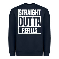Navy straight outta refills funny pharmacy technician pharmacist Heavyweight Sweatshirt - artisFamous