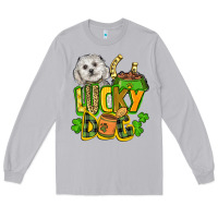 Moon Dust lucky dog St. Patrick's Long Sleeve Tee - FaDigitalArtStudio