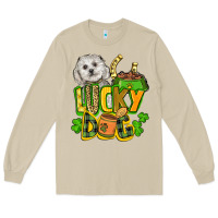 Mushroom lucky dog St. Patrick's Long Sleeve Tee - FaDigitalArtStudio