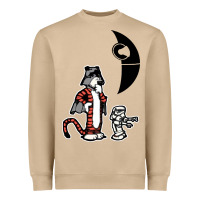 Mushroom hobbes and calvin Heavyweight Sweatshirt - artisFamous
