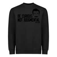 Black be curious not judgemental Heavyweight Sweatshirt - artisFamous