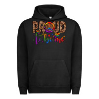 Pigment Black proud to be me Urban Hoodie - JahusDesignShop