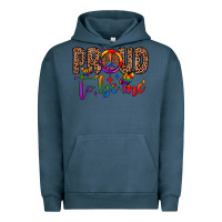 Pigment Midnight Navy proud to be me Urban Hoodie - JahusDesignShop