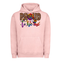 Pigment Salmon proud to be me Urban Hoodie - JahusDesignShop