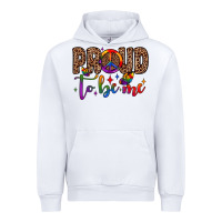 White proud to be me Urban Hoodie - JahusDesignShop