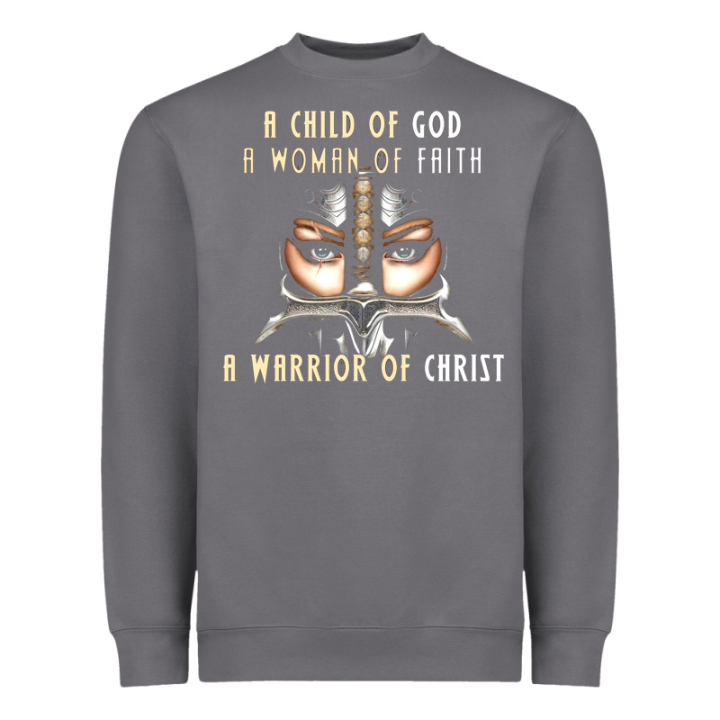 Child Of God Woman Of Faith Warrior Of Christ Heavyweight Sweatshirt by artisFamous | Teevron