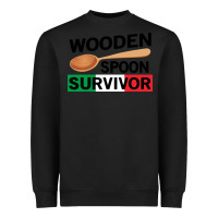 Black funny wooden spoon survivor Heavyweight Sweatshirt - artisFamous