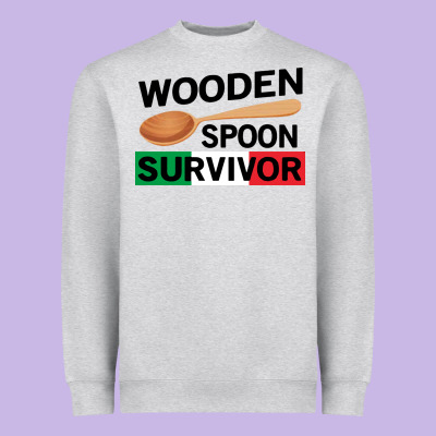 Funny Wooden Spoon Survivor Heavyweight Sweatshirt Designed By Artisfamous
