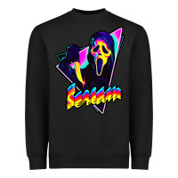 Black scream horror movie Heavyweight Sweatshirt - artisFamous