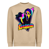Mushroom scream horror movie Heavyweight Sweatshirt - artisFamous
