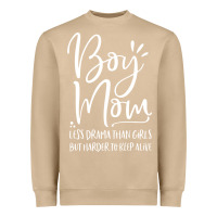 Mushroom boy mom less drama than girls but harder to Heavyweight Sweatshirt - artisFamous