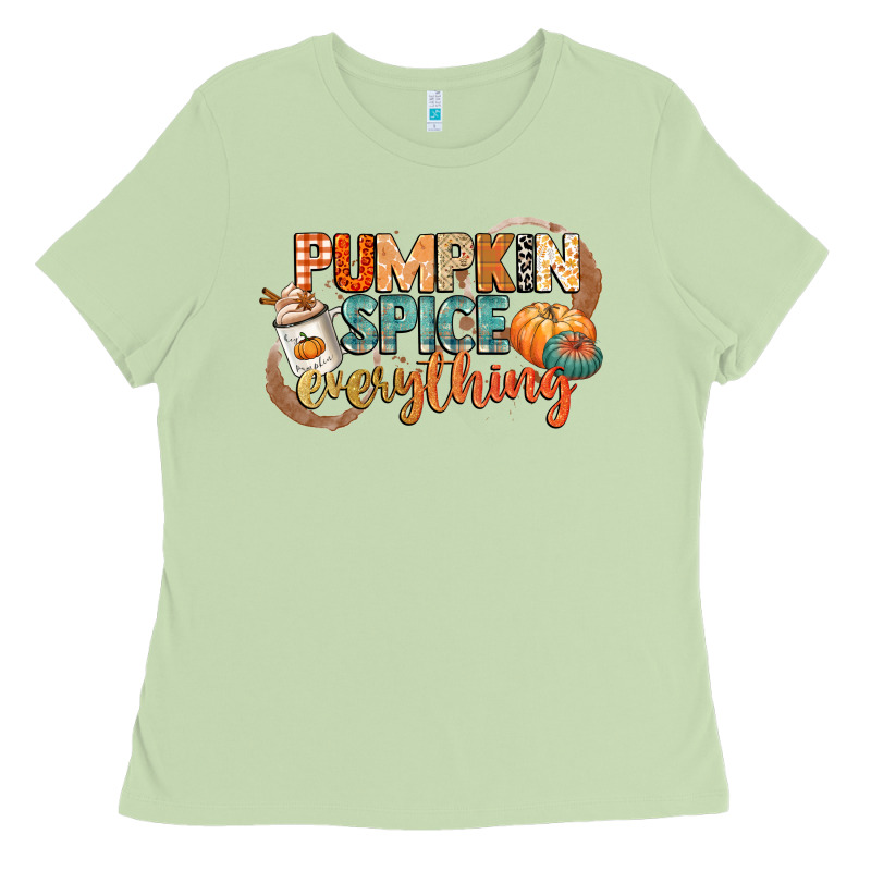 Pumpkin Spice Everything Ladies Tee by CowGirlArtShop | Teevron