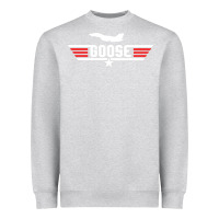 Heather Grey goose Heavyweight Sweatshirt - artisFamous
