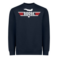 Navy goose Heavyweight Sweatshirt - artisFamous
