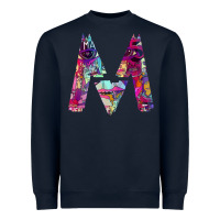 Navy maroon five Heavyweight Sweatshirt - artisFamous