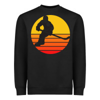 Black Hockey 1 Heavyweight Sweatshirt - artisFamous