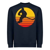 Navy Hockey 1 Heavyweight Sweatshirt - artisFamous