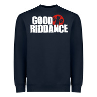 Navy good riddance Heavyweight Sweatshirt - artisFamous