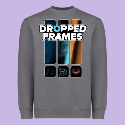 Dropped Frames Heavyweight Sweatshirt Designed By Artisfamous