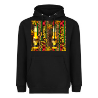 Black beer bottle for christmas Heavyweight Hoodie - AdoDesignShop