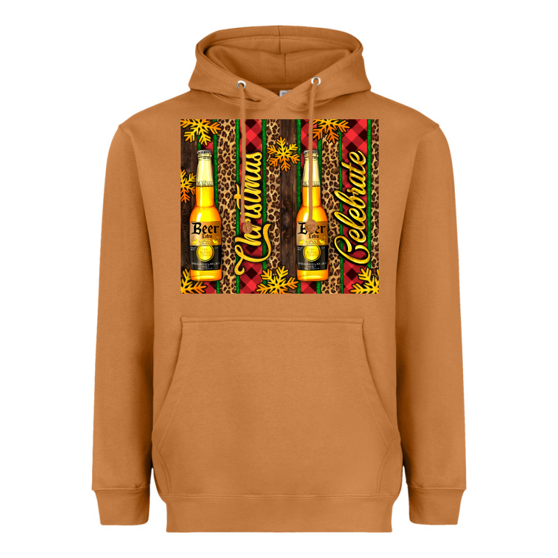 Beer Bottle For Christmas Heavyweight Hoodie by AdoDesignShop | Teevron