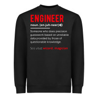 Black engineer definition Heavyweight Sweatshirt - artisFamous
