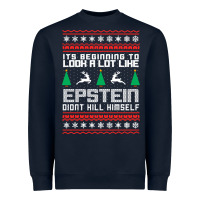 Epstein Didnt Kill Himself Christmas Heavyweight Sweatshirt | Teevron