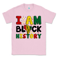 Bubblegum Pink i am black history Classic Tee - Artiststas
