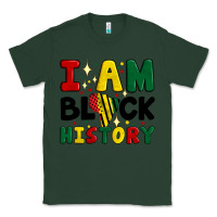 Sports Green i am black history Classic Tee - Artiststas