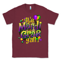 Burgundy its mardi gras yall Classic Tee - CowGirlArtShop