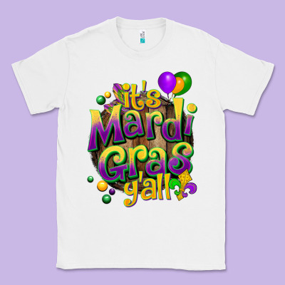 Its Mardi Gras Yall Classic Tee Designed By Cowgirlartshop