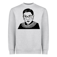 Heather Grey ruth bader ginsburg Heavyweight Sweatshirt - artisFamous