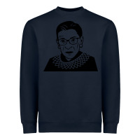 Navy ruth bader ginsburg Heavyweight Sweatshirt - artisFamous