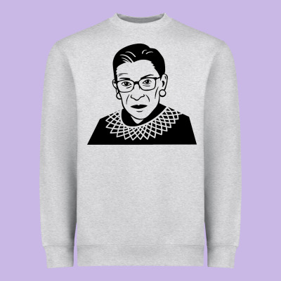 Ruth Bader Ginsburg Heavyweight Sweatshirt Designed By Artisfamous